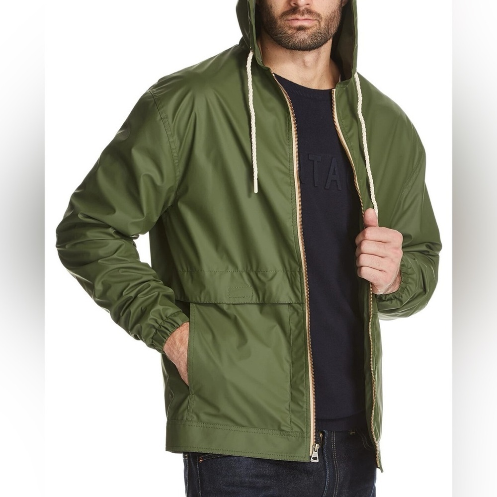 Weatherproof Vintage Men's Rope Windslicker Jacket Bronze Green